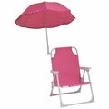 Escenografia Beach Baby Premium Umbrella Chair - Hot Pink ES2644351